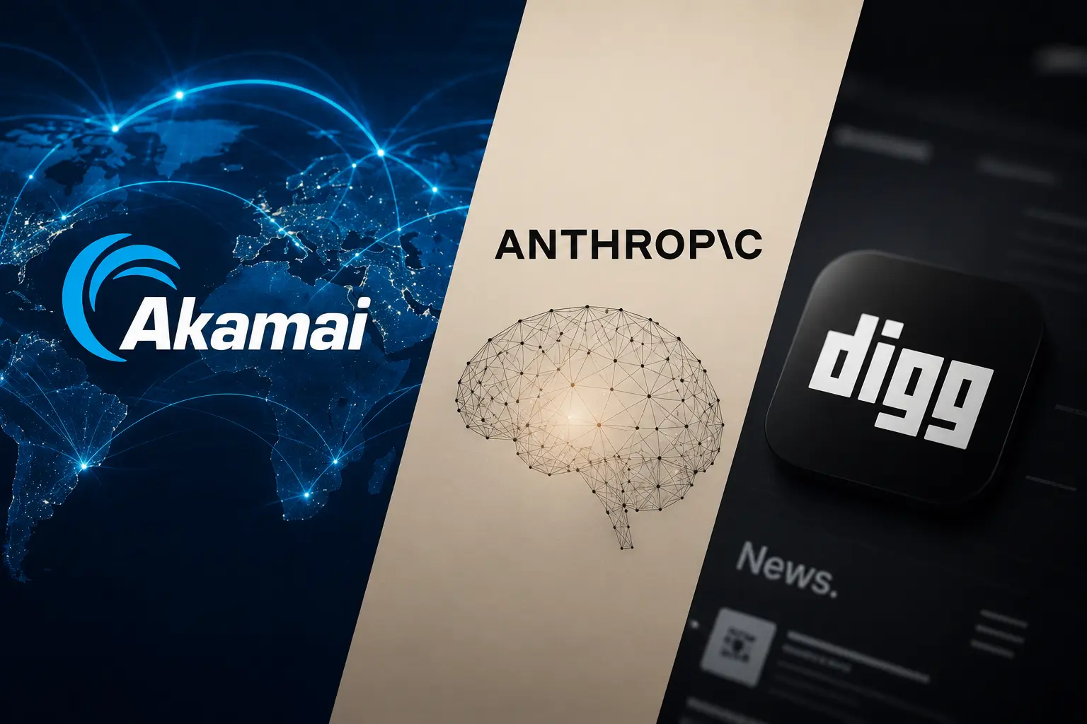 تحولات بزرگ تجاری: Akamai و Anthropic، بازتعریف زیرساخت توزیع هوش مصنوعی و بازگشت Digg به میدان اخبار