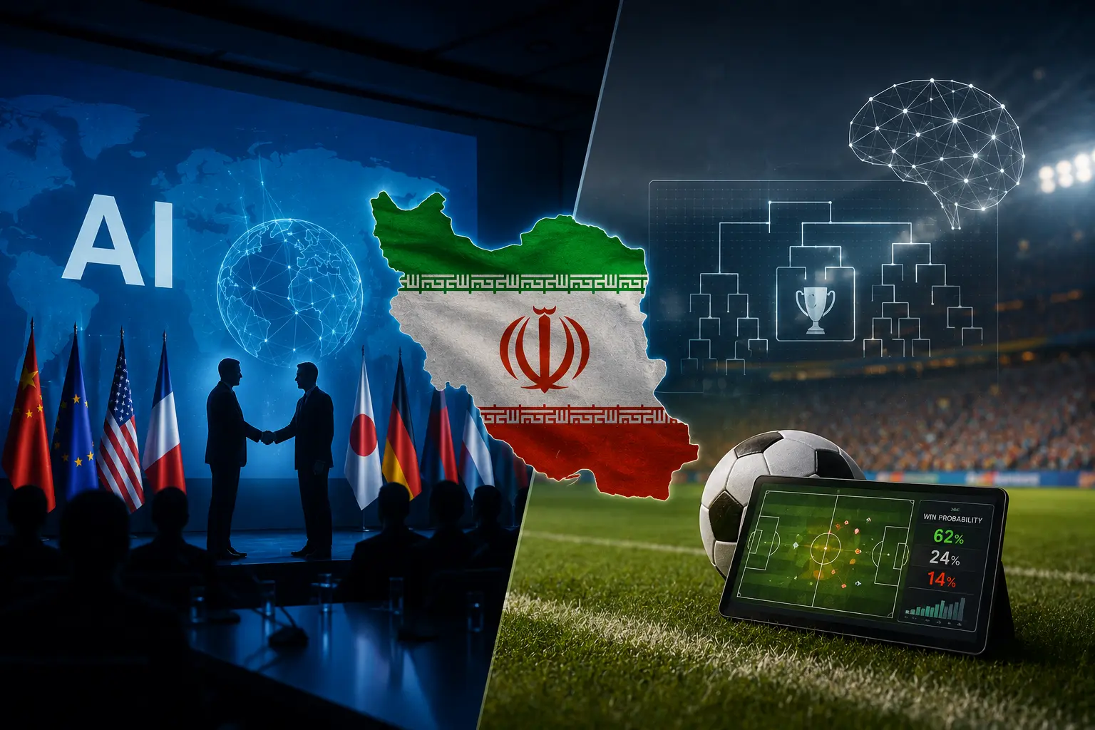 حضور ایران در اجلاس جهانی هوش مصنوعی ۲۰۲۶ و پیش‌بینی جام جهانی؛ از دیپلماسی فناوری تا سرگرمی الگوریتمی