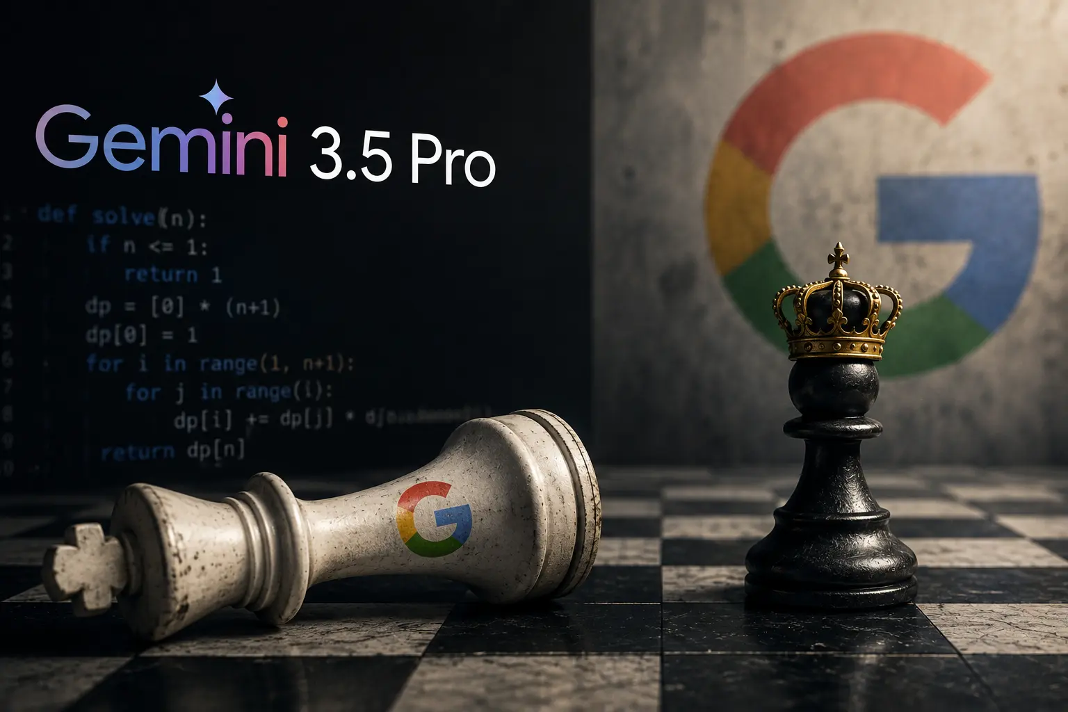 Gemini ۳.۵ Pro و معمای «پادشاهِ بی‌تاج»: وقتی «سلطانِ جستجو» در «زمینِ کدنویسی» به زانو درمی‌آید